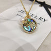 Pearl Necklace Freshwater Pearl Pendant Microinlaid Zircon Abalone Fritillaria Koi Copper Minimalist Rice Shape Droplet Shape