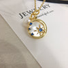 Pearl Necklace Freshwater Pearl Pendant Natural Sea Shell Mother Of Fritillaria Copper Minimalist Rice Shape Droplet Shape