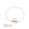 Pearl Necklace Handmade Natural Simple Geometric Light Luxury Women's Jewelry