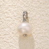 Pearl Necklace Pendant Bow Bucket Beads Zircon Copper Goldplated Jewelry