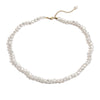 Pearl Necklace Stainless Steel Geometric Baroque Style For Women
