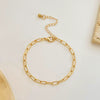 Pearl Pendant Bracelet Zinc Alloy Heart Shape Electroplated For Women