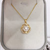 Pearl Pendant Jewelry Natural Freshwater Pearl Copper Minimalist Flat Round And Bun Round Shape Wreath Bird's Nest Design