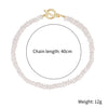Pearl Pendant Necklace Alloy Material Plant Flowers Style Electroplating For Women
