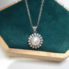 Pearl Pendant Necklace Freshwater Pearl Copper Microinlaid Zircon Jewelry