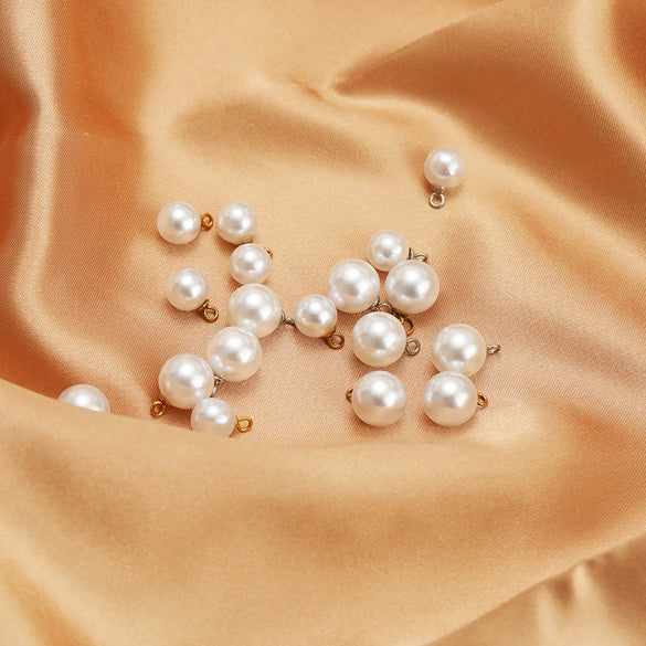 Pearl Pendant Stainless Steel Jewelry Electroplating Natural Style Accessories