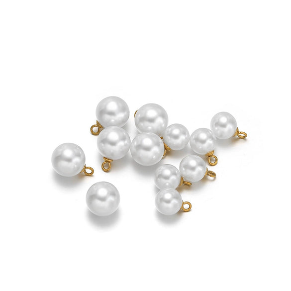 Pearl Pendant Stainless Steel Jewelry Electroplating Natural Style Accessories