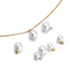 Pearl Pendant Stainless Steel Jewelry Electroplating Natural Style Accessories