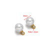 Pearl Pendant Stainless Steel Jewelry Electroplating Natural Style Accessories