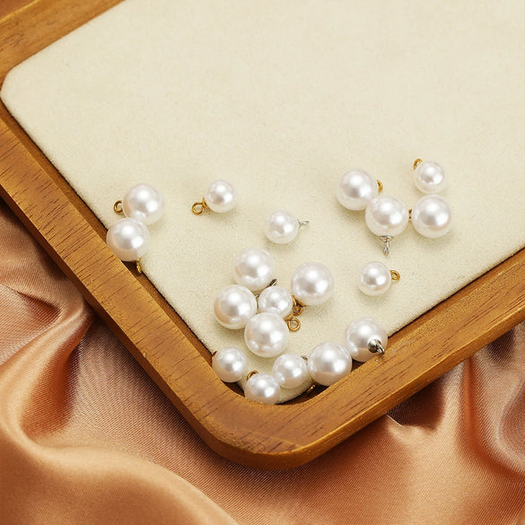 Pearl Pendant Stainless Steel Jewelry Electroplating Natural Style Accessories