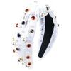 Pearl Rhinestone Hoop Handmade Women's Fashion Geometric Hair Hoop Headwear