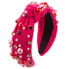 Pearl Rhinestone Hoop Handmade Women's Fashion Geometric Hair Hoop Headwear