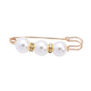 Pearl Rhinestone The Crown Style Electroplating Brooch Pin Unisex Women's