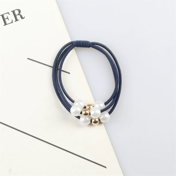 Pearl Rubber Band Handmade High Elasticity Hair Tie Headband