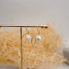 Pearl Specialshaped Geometric Earrings Electroplated For Women