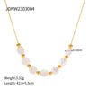 Pearl Titanium Steel Geometric Electroplated Women's Clavicle Necklace