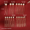Pearl U Shaped Hairpin Set Mix And Match Hair Pins For Daily Wear Ball Head And Updo Hair Styling Accessories