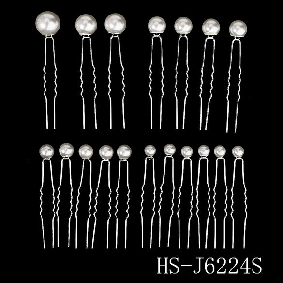 Pearl U Shaped Hairpin Set Mix And Match Hair Pins For Daily Wear Ball Head And Updo Hair Styling Accessories