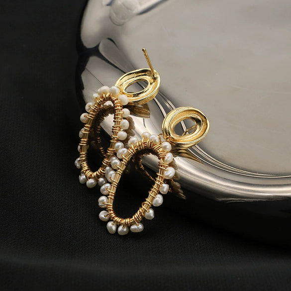 Pearl Women's Earrings Natural Design