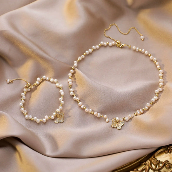 Pearl Women's Natural Insects Style Bracelet