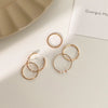 Pearl Zircon Splicing Butterfly Ring Real Gold Electroplated For Women With Animal Pattern