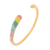 Pearl Zircon Titanium Steel Electroplated Bracelet For Women