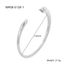 Pearl Zircon Titanium Steel Electroplated Bracelet For Women