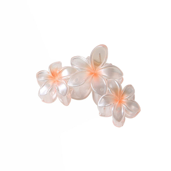 Pearlescent Egg Flower Hair Clip Women's Accessories With Baking Paint Plant Flowers Style