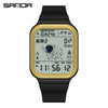 Pedometer Abs Tpu Rectangle Outdoor Sports Waterproof Natural Style