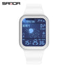 Pedometer Abs Tpu Rectangle Outdoor Sports Waterproof Natural Style