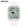 Pedometer Abs Tpu Rectangle Outdoor Sports Waterproof Natural Style