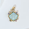 Pendant Accessories Colorful Shell Fanshaped Copper Electroplated Marine Series Diy Handmade