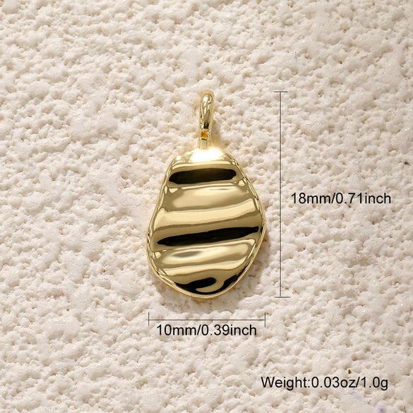 Pendant Accessories Copper Electroplating Cross Hive Peace Logo Key Shape