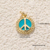 Pendant Accessories Copper Electroplating Cross Hive Peace Logo Key Shape