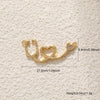 Pendant Accessories Copper Electroplating Cross Hive Peace Logo Key Shape