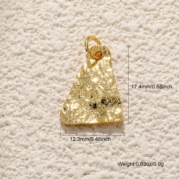 Pendant Accessories Copper Electroplating Cross Hive Peace Logo Key Shape