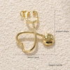Pendant Accessories Copper Electroplating Cross Hive Peace Logo Key Shape