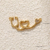 Pendant Accessories Copper Electroplating Cross Hive Peace Logo Key Shape