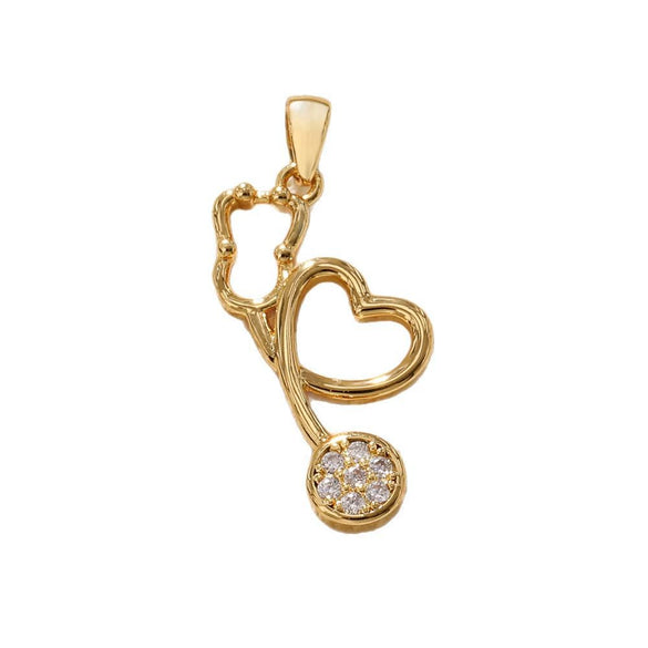 Pendant Accessories Copper Electroplating Cross Hive Peace Logo Key Shape