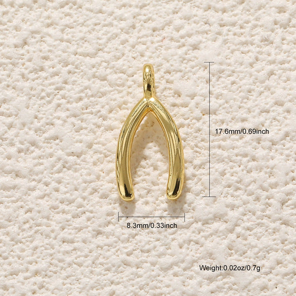 Pendant Accessories Copper Electroplating Cross Hive Peace Logo Key Shape