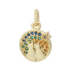 Pendant Accessories Copper Geometric Electroplating Micro Inlaid Zircon Love Simple Fashion