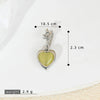 Pendant Accessories Copper Heart Shape Electroplating Cartoon Style