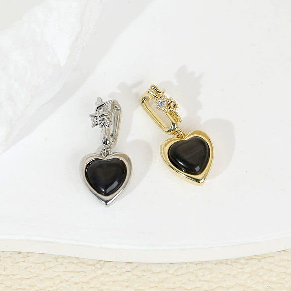 Pendant Accessories Copper Heart Shape Electroplating Cartoon Style