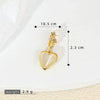 Pendant Accessories Copper Heart Shape Electroplating Cartoon Style