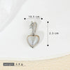 Pendant Accessories Copper Heart Shape Electroplating Cartoon Style