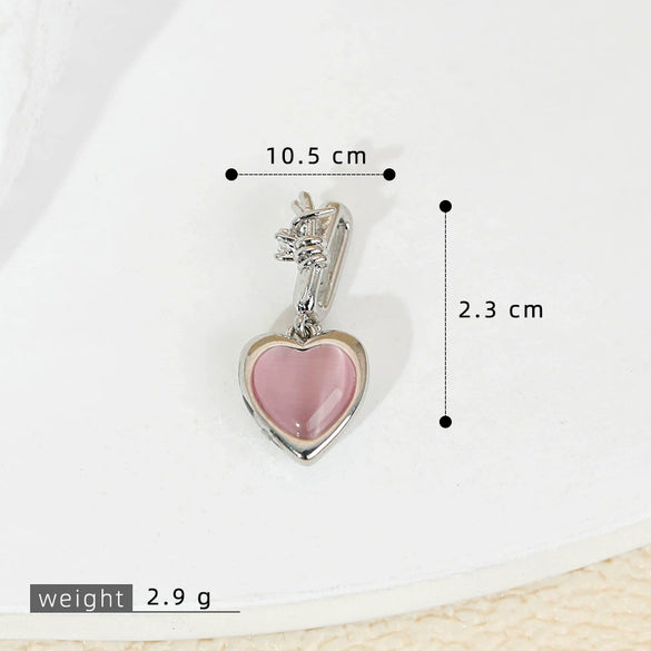 Pendant Accessories Copper Heart Shape Electroplating Cartoon Style