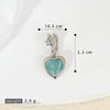 Pendant Accessories Copper Heart Shape Electroplating Cartoon Style