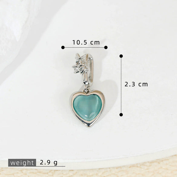 Pendant Accessories Copper Heart Shape Electroplating Cartoon Style