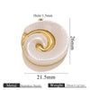 Pendant Accessories Stainless Steel Fivepointed Star And Four Leaf Clover Electroplated Imitation Shell