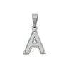 Pendant Accessories Women's Fresh And Sweet Stainless Steel With White Shell And English Letters